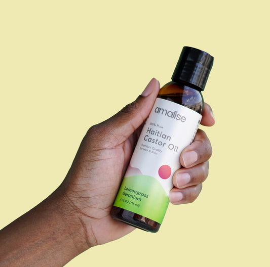Haitian Castor Oil - Lemongrass Geranium